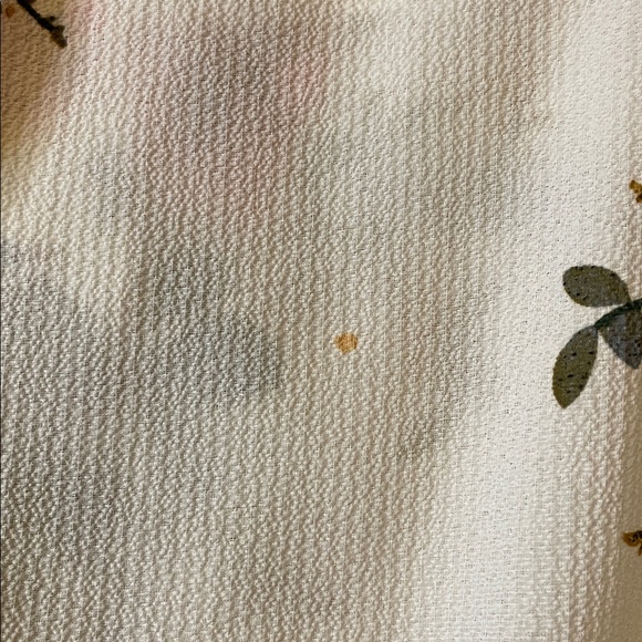 Floral Print Dress - Cream and Pink - Picture 5 of 7